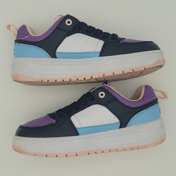Champion Women's Drome Lo CB W Sneakers White/Navy/Candid/Mauve Size 6W, Used - Picture 4 of 12